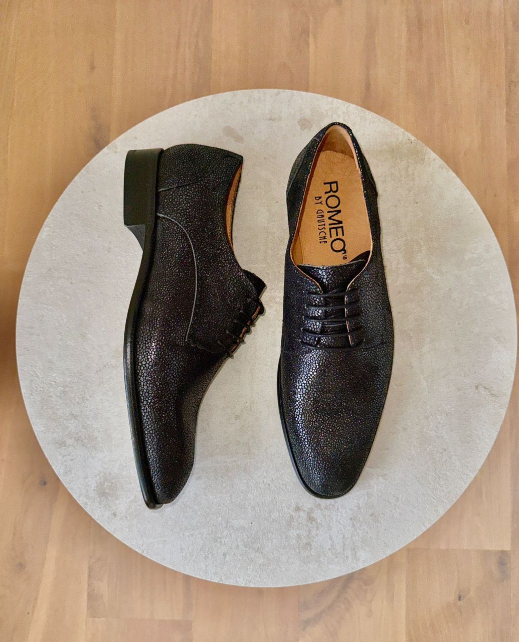 455 black diamond Leder - Derby Herrenschuhe