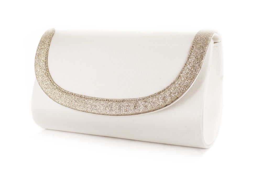 White Lady Brauttasche Marie ivory-champagner