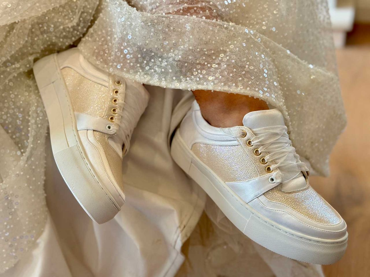 948 ivory - Brautsneaker