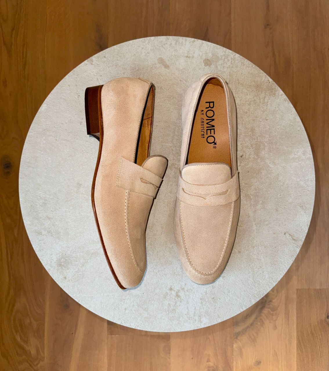 458 sand Wildleder - Slipper - Penny Loafer Herrenschuhe