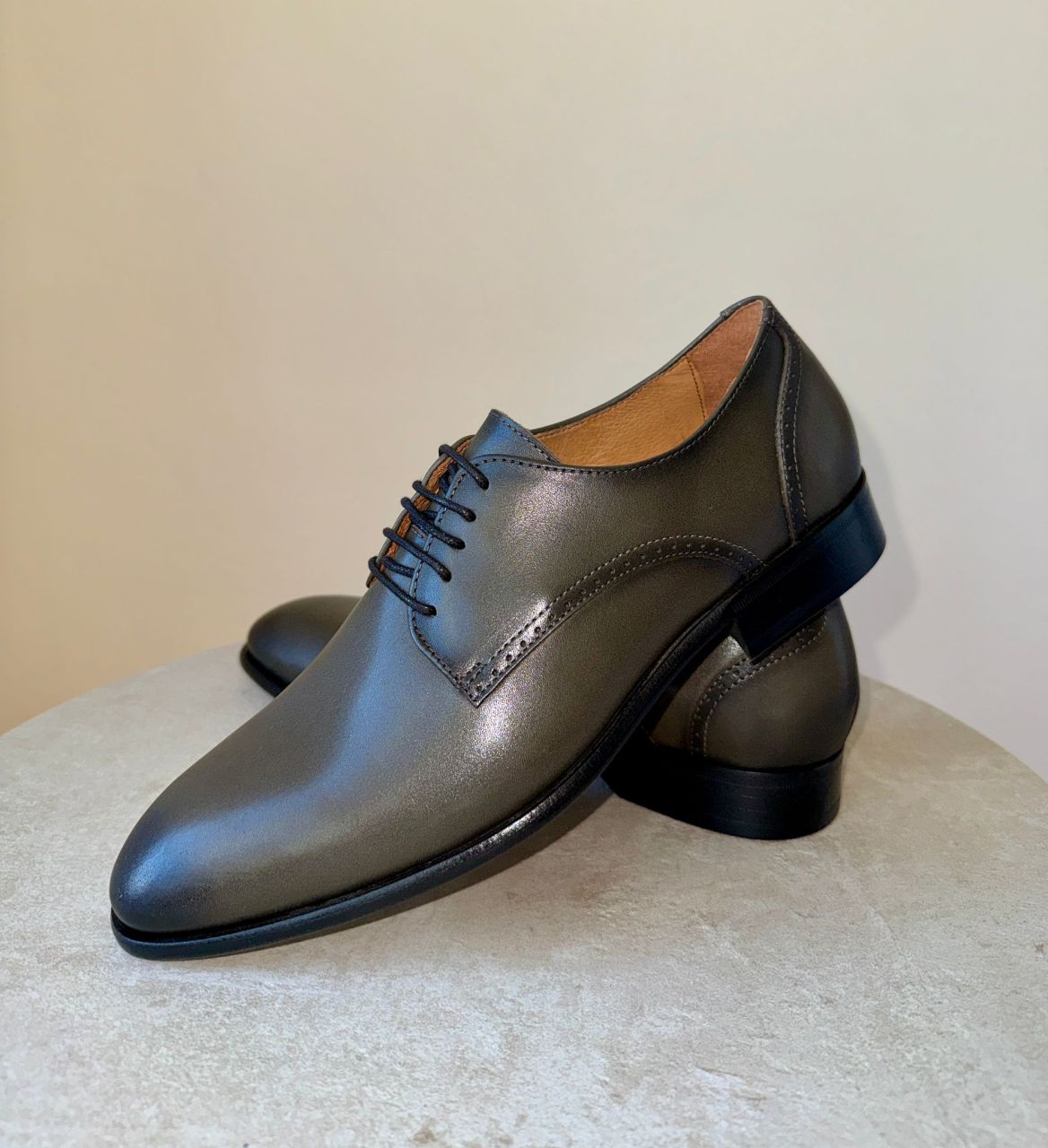 455 rauch Leder - Derby Herrenschuhe